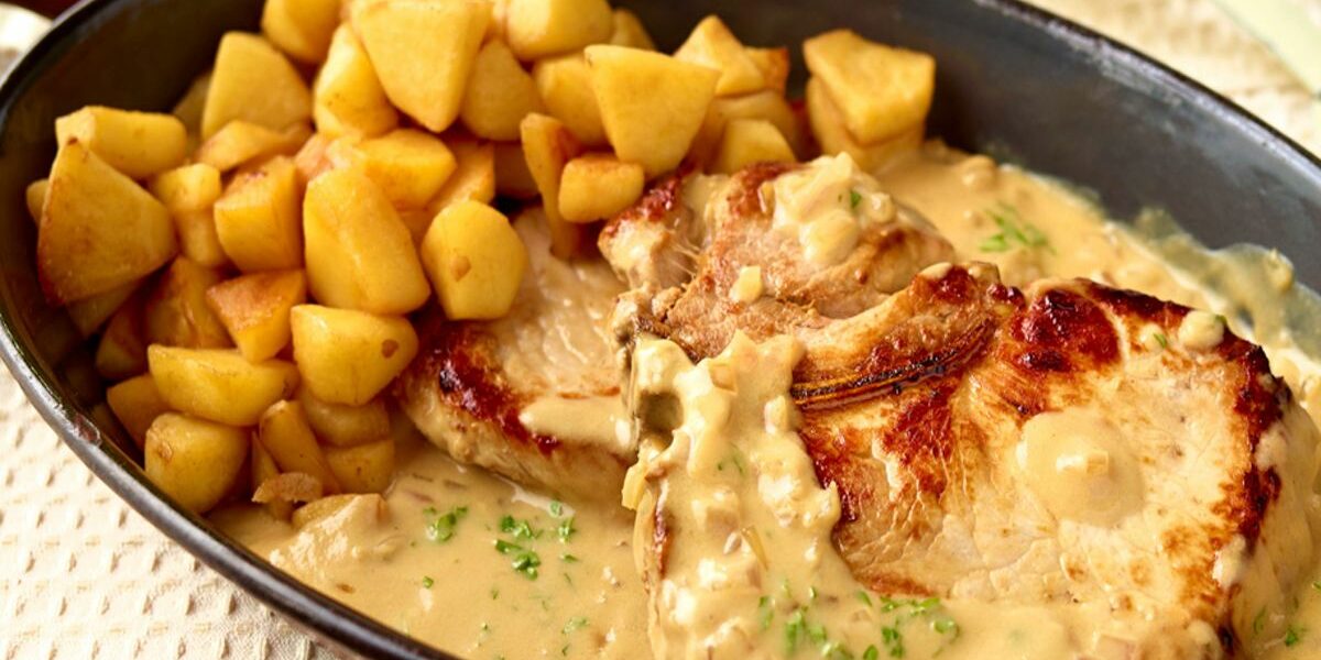 Côtes de veau aux champignons de Paris et à la crème fraîche - Top Recettes