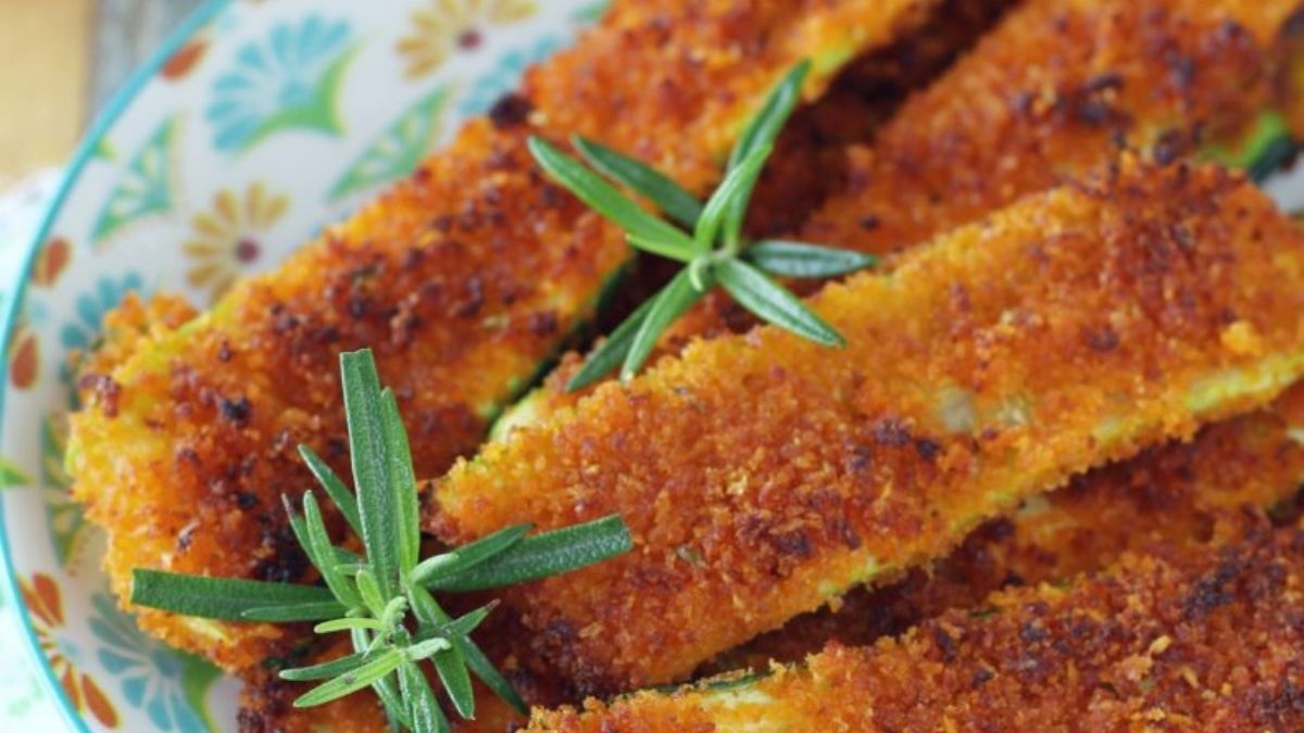 Courgettes gratinées avec la chapelure rouge : une recette rapide et facile