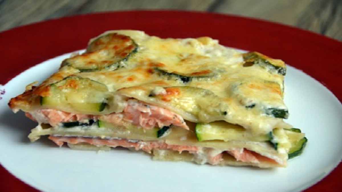 Délectables lasagnes aux courgettes et au saumon pour se faire plaisir à petit prix !