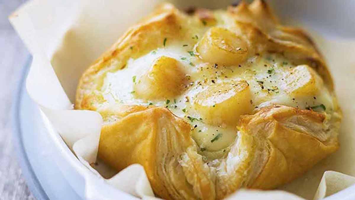 Fabuleux feuilleté aux St-Jacques et champignons : gourmand et authentique