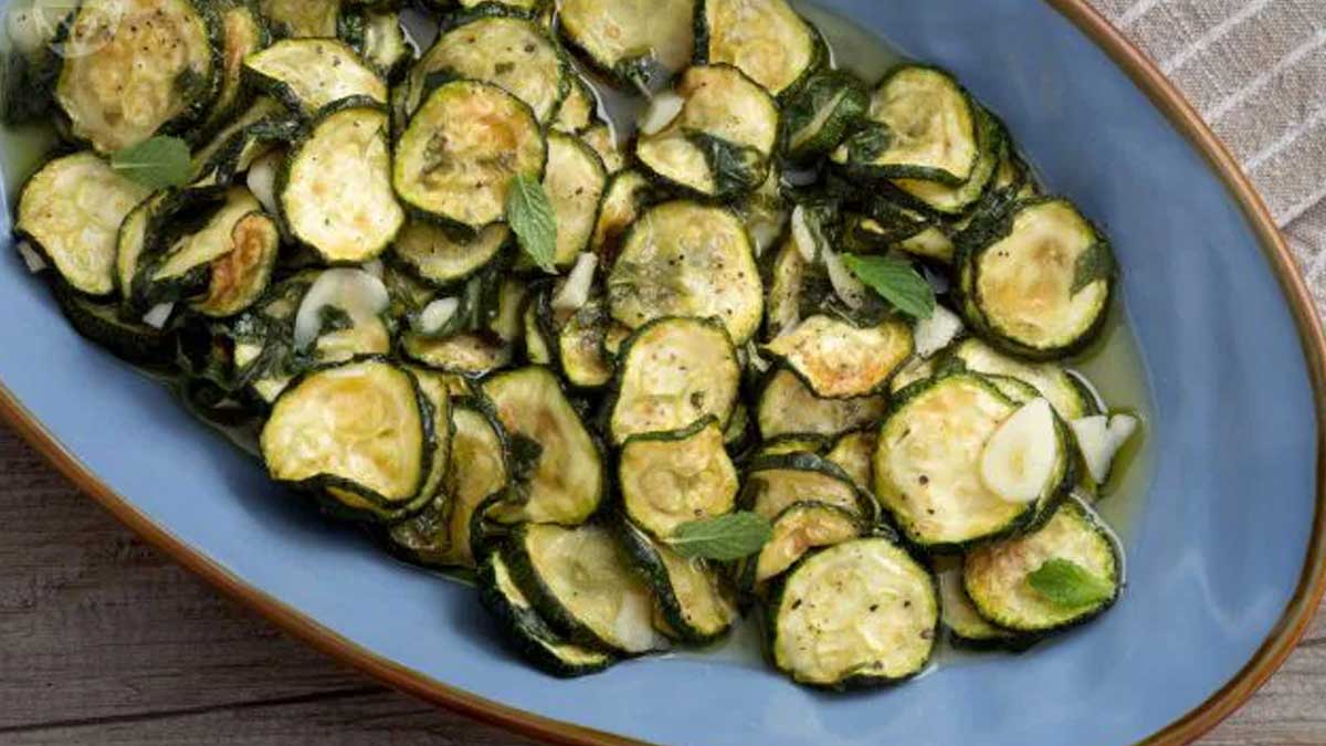 Courgettes à la menthe, simplissimes et à couper le souffle