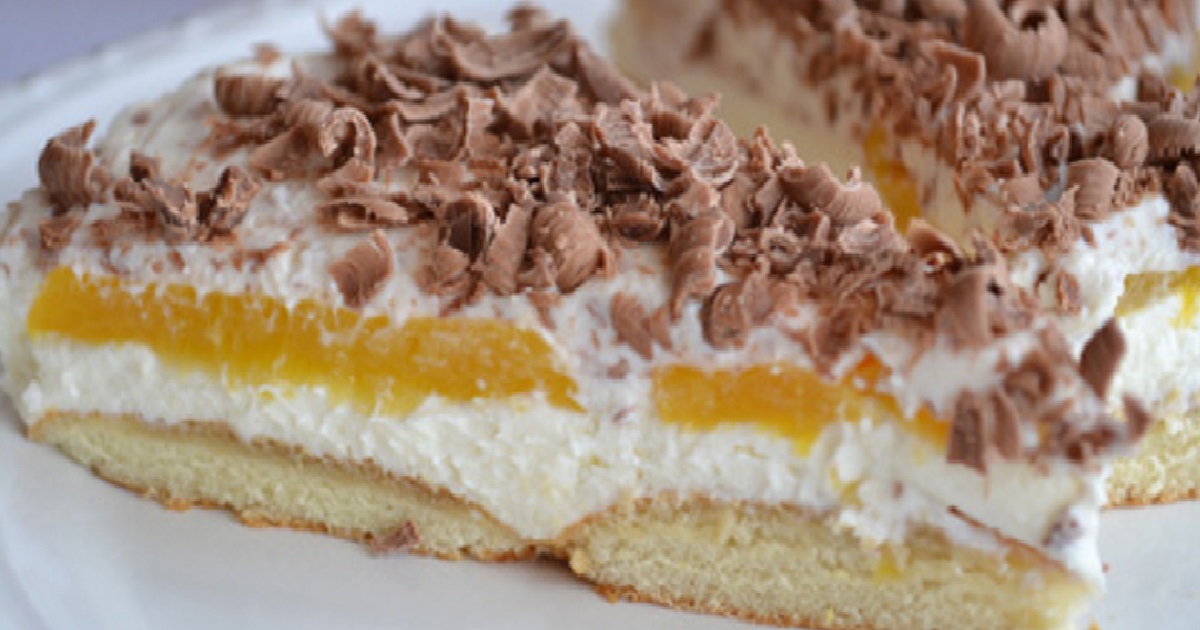 Un délicieux dessert sans cuisson à base de mascarpone, de pêches et de