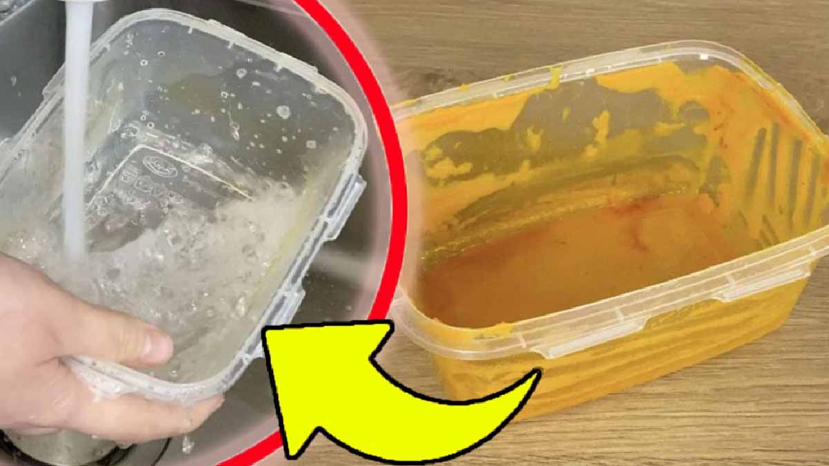 Comment redonner aux récipients en plastique tachés leur aspect neuf ?