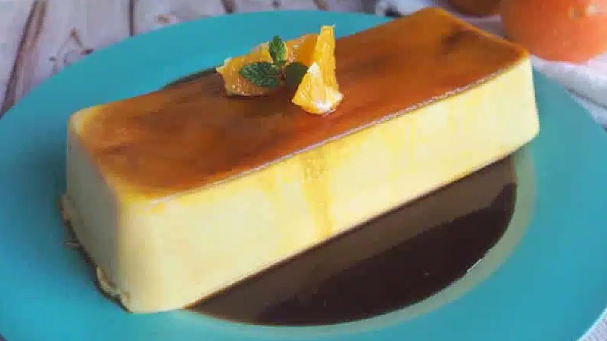 Flan caramélisé à l’orange: un dessert super délicat et savoureux