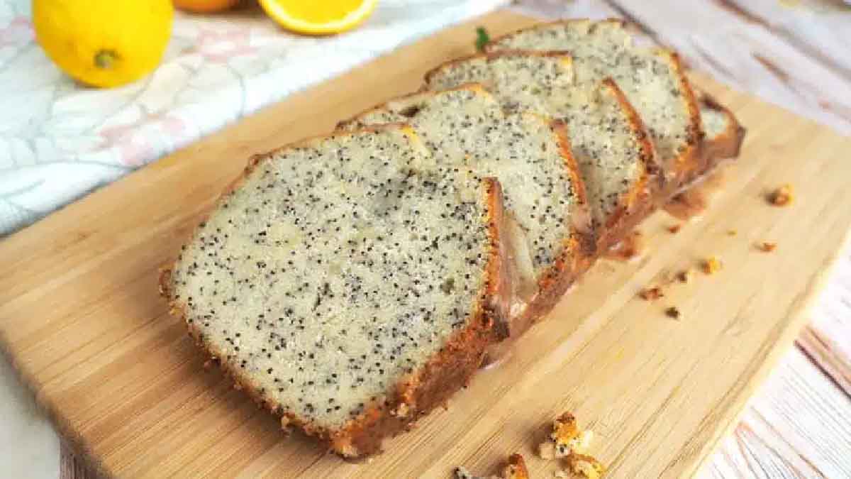 Cake au citron et aux graines de pavot: un goût différent et irrésistible