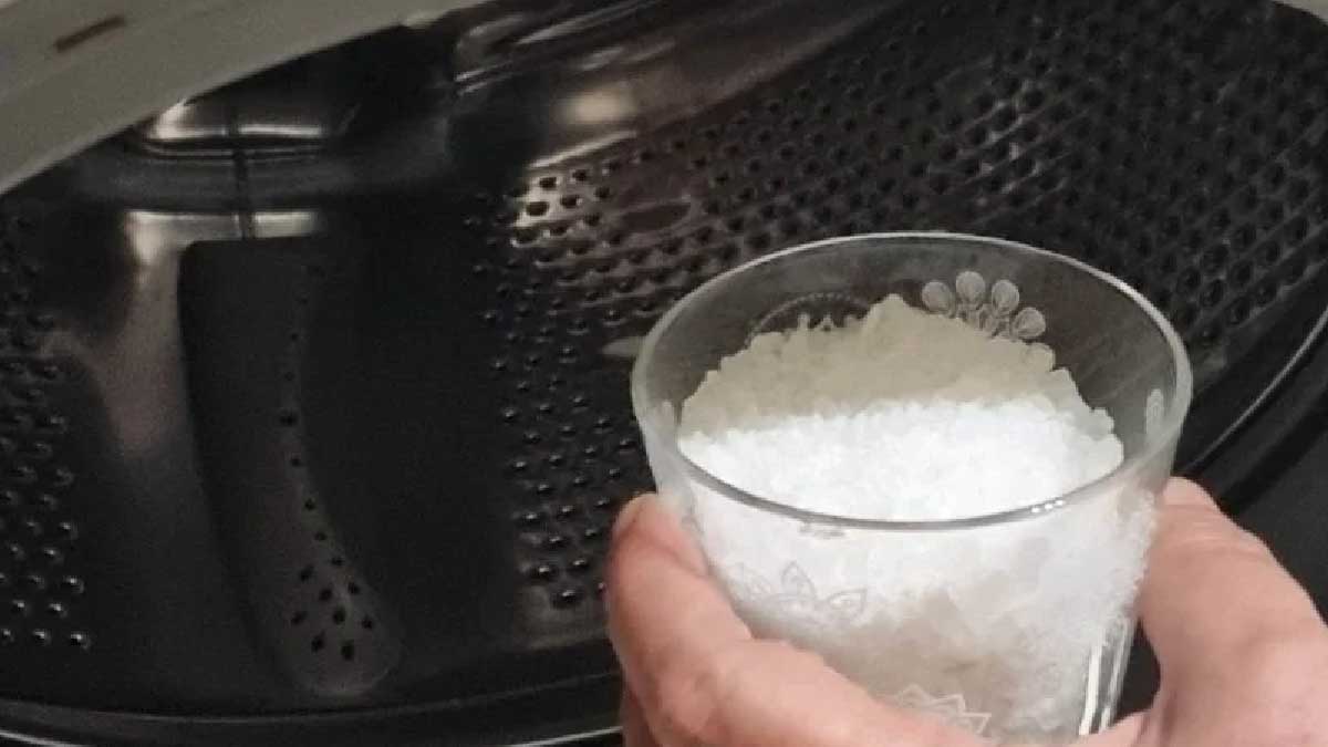 N’oubliez jamais de mettre un verre de ce produit dans le panier du lave-linge chaque mois 