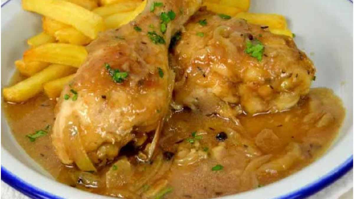 Poulet crémeux aux champignons et à la moutarde: un menu super savoureux et alléchant