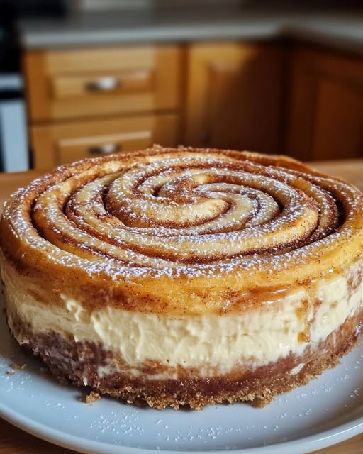 Attention, addiction garantie : Cheesecake aux roulés à la cannelle !