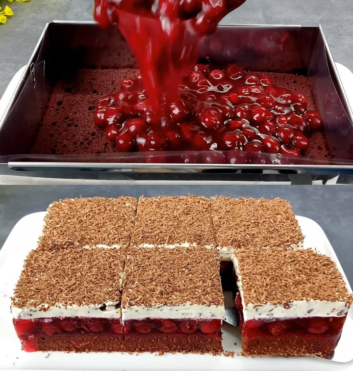 Attention, cette tarte Forêt-Noire au four est incroyablement délicieuse !