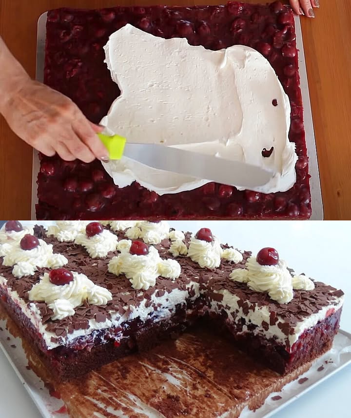 Attention, cette tarte Forêt-Noire du four est délicieusement irrésistible !