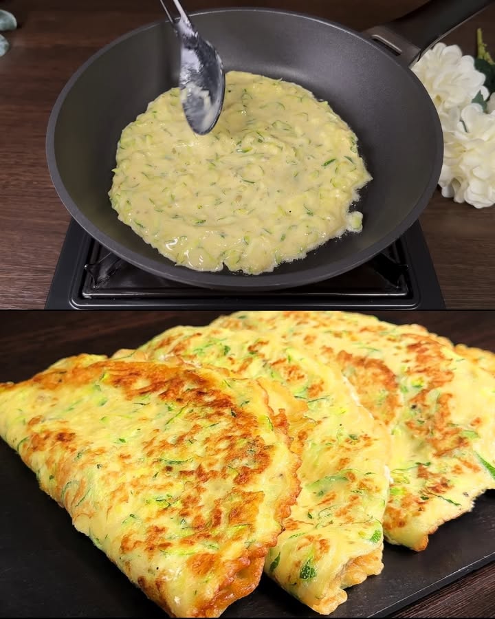Avec une seule courgette et 3 œufs, cette recette fait sensation partout !