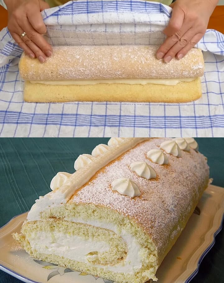 Biscuit roulé au citron et fromage blanc : un délice sans pareil !