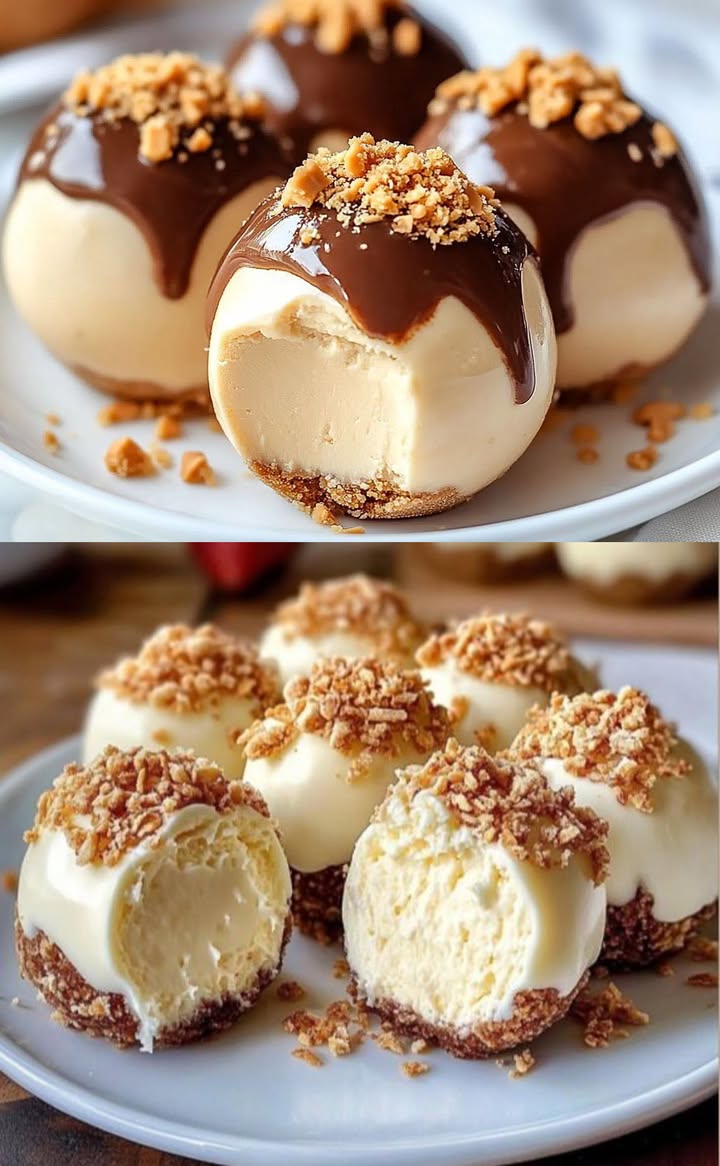 Bouchées ultra-faciles de cheesecake au yaourt – une vraie addiction !