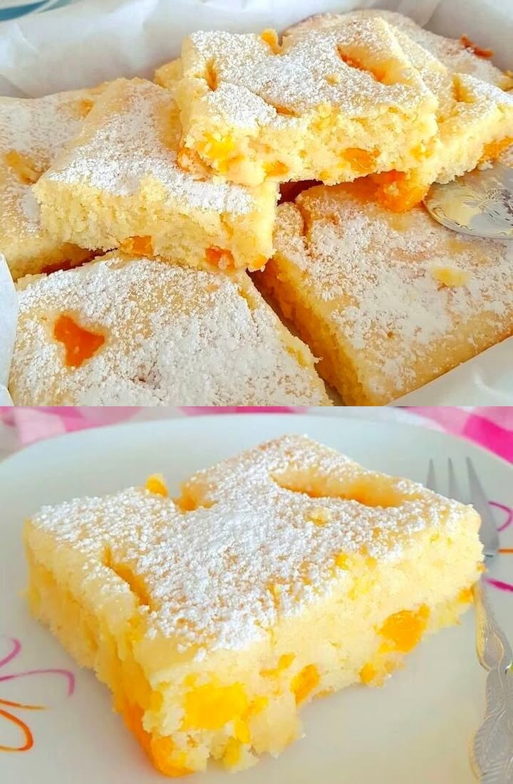 Cake moelleux à la crème aigre et mandarines, prêt en un rien de temps !
