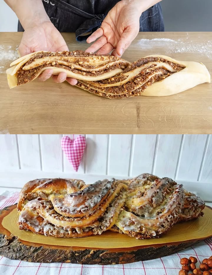Couronne aux noix maison, recette de grand-mère parfaite !