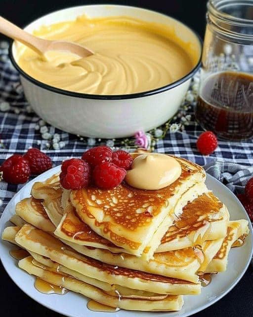 Crêpes au fromage blanc sans farine prêtes en 5 minutes