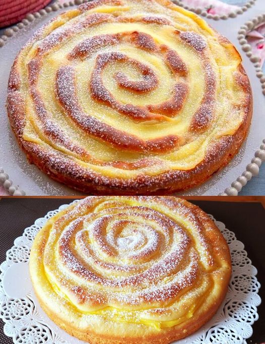 Délice fondant : gâteau aux pommes et crème vanille irrésistible