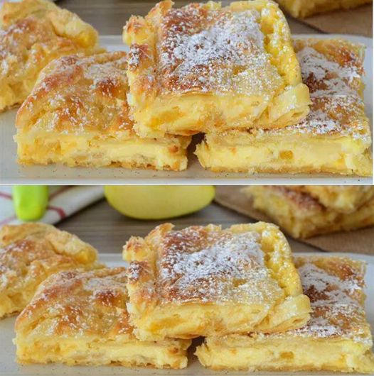 Délicieux Carrés Pudding aux Pommes, Ma Recette Mensuelle incontournable