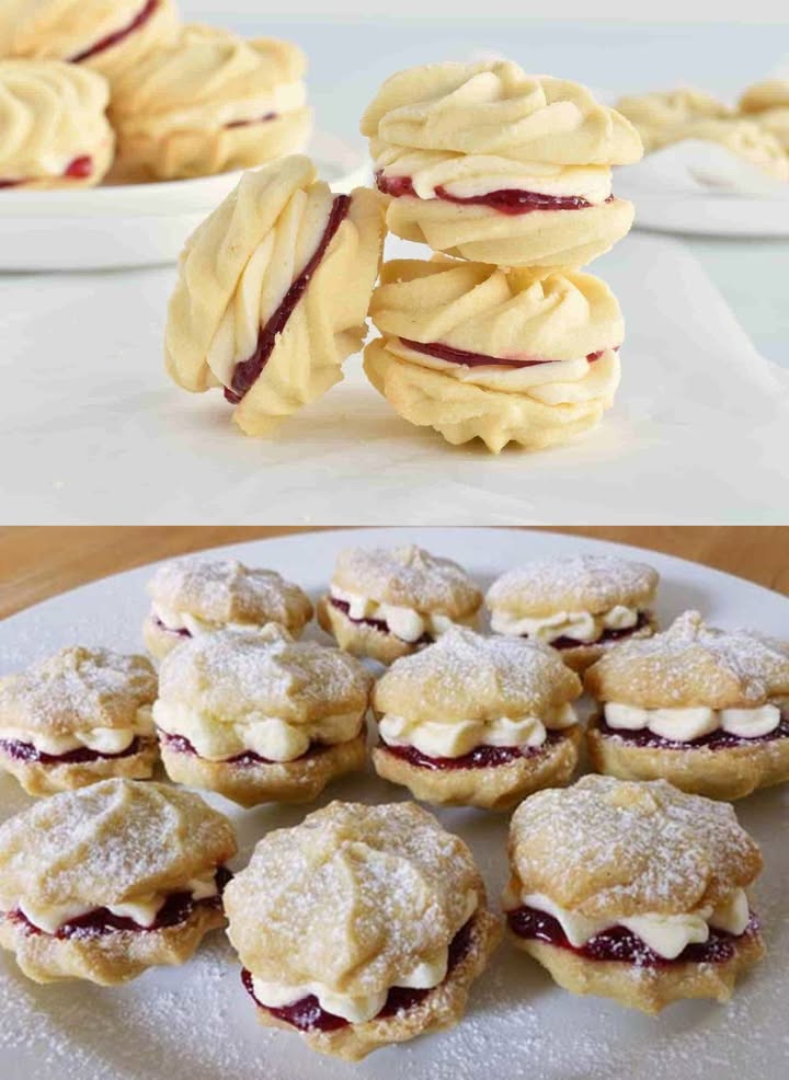 Délicieux petits sablés viennois fondants en bouche