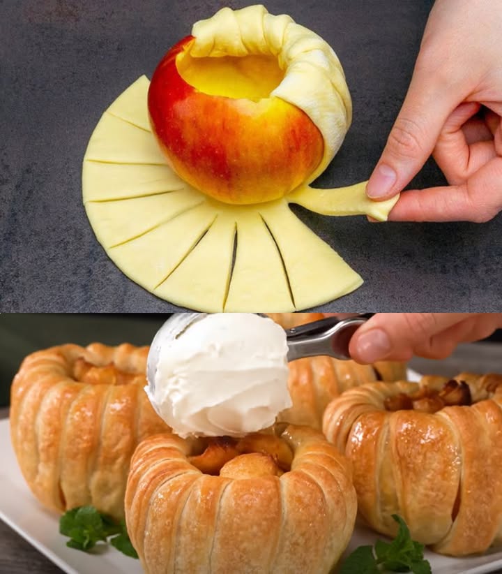 Dessert express au feuilleté croustillant