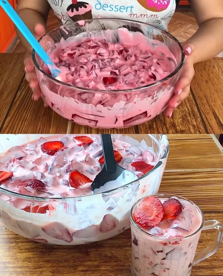 Dessert express fraises et yaourt : un délice en 2 minutes !