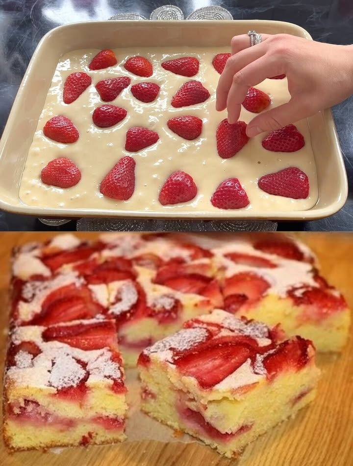 Gâteau Fraise Yaourt Express en 5 Minutes