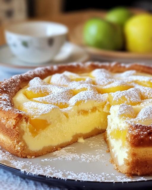 Gâteau au fromage blanc, pudding et mandarines – la recette irrésistible