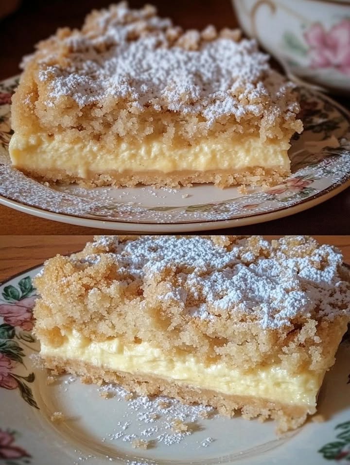 Gâteau crumble à la vanille irrésistible