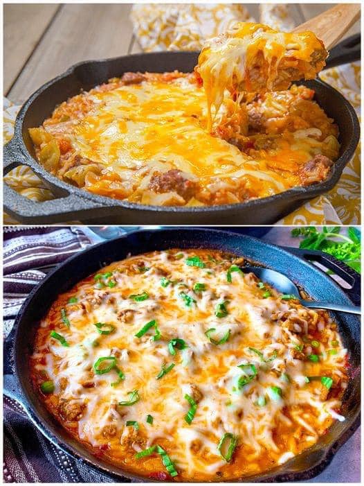 Gratin de riz et viande hachée à l’ail, un délice irrésistible