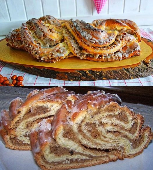 Je réalise ce tressé aux noix deux fois par semaine, une gourmandise irrésistible