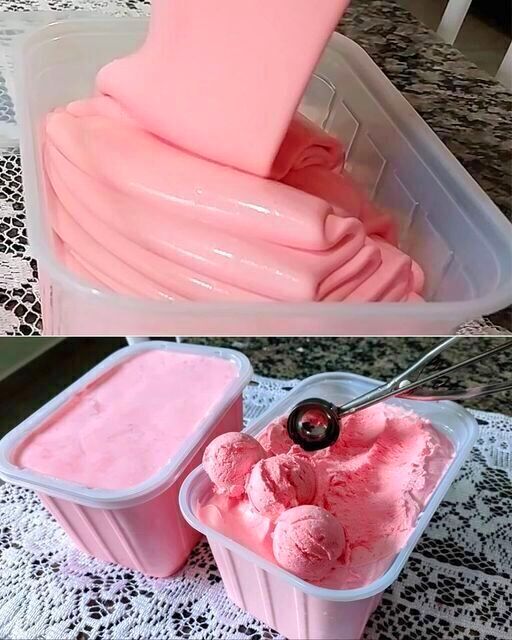 La glace fraise maison sans sorbetière, un incontournable de l’été