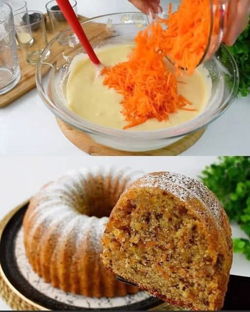Le gâteau moelleux aux carottes et amandes, irrésistible et facile à faire