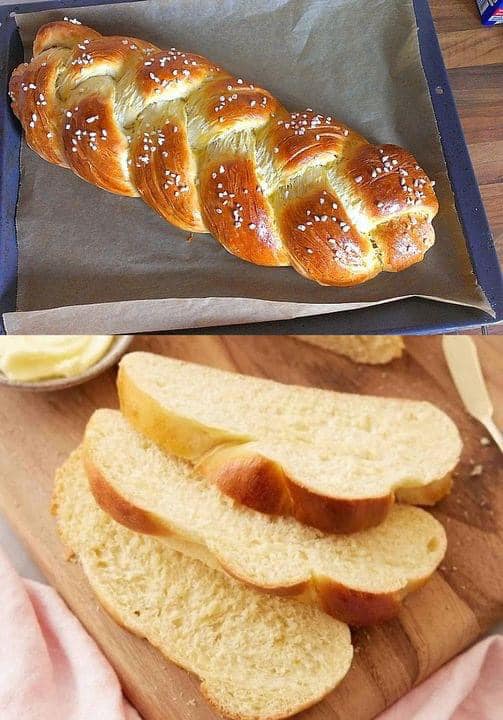 Le meilleur brioche tressée de grand-mère, toujours réussie !