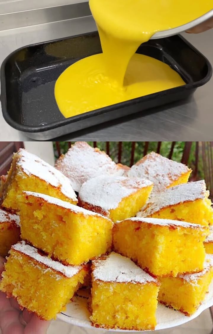 Le meilleur gâteau à l’orange maison en 5 minutes au four !