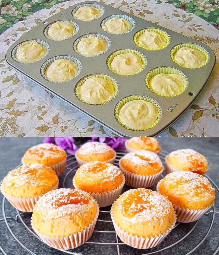 Muffins au fromage blanc de grand-mère, fondants en bouche !