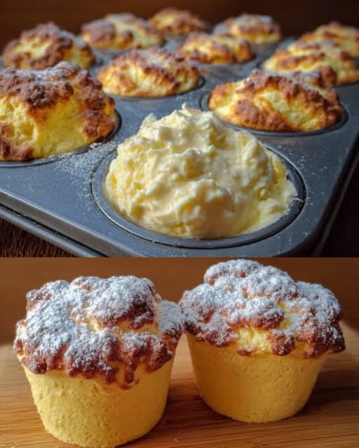 Muffins au fromage blanc et pudding prêts en quelques minutes