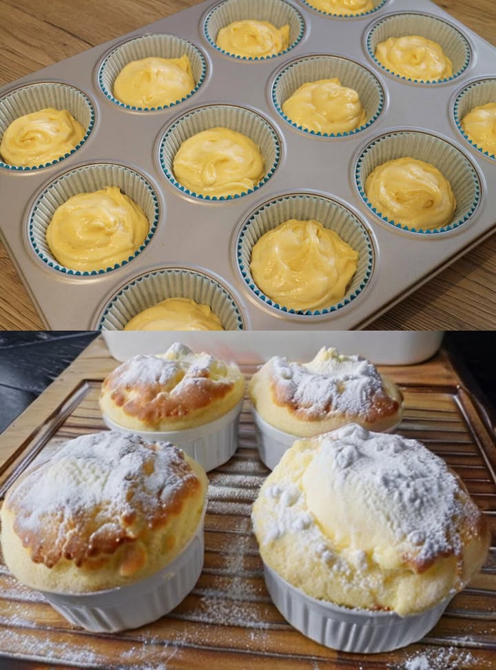 Muffins au fromage blanc et vanille qui bluffent tout le monde