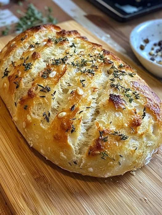 Pain à l’ail sans pétrissage : la recette inratable en tasse !