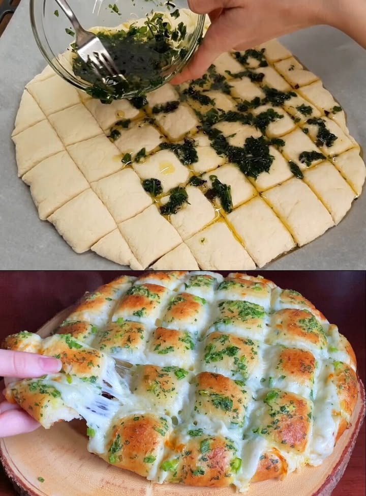 Pain mozzarella à l’ail irrésistible et ultra simple !