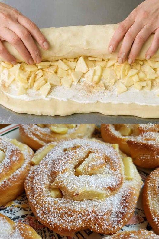 Petits roulés aux pommes incontournables, faits maison deux fois par semaine