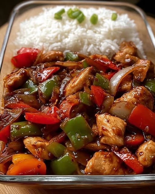Poêlée express de poulet sauté aux légumes à la chinoise