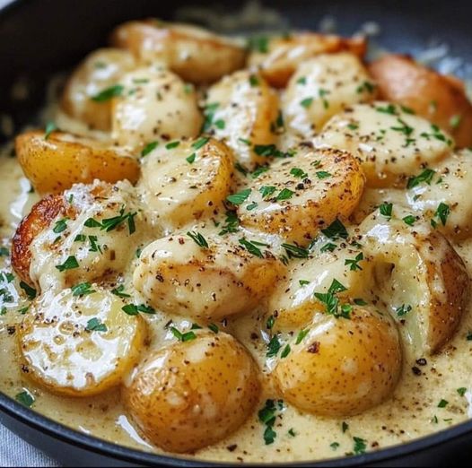 Pommes de terre crémeuses à l’ail, mon secret deux fois par semaine