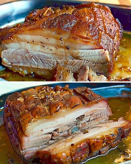 Rôti de porc au cumin, croustillant et irrésistible