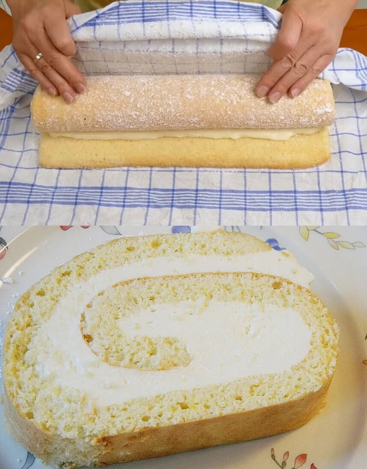 Roulé moelleux au citron inratable