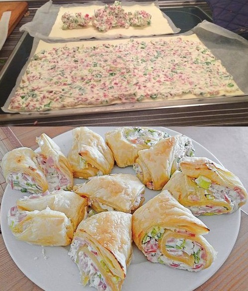 Rouleau de flammekueche ultra gourmand et facile à préparer