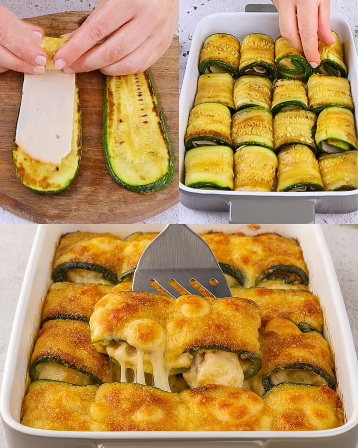 Roulés de courgettes rapides et surprenants en 20 minutes