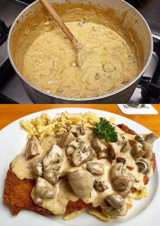 Sauce chasseur à la Forêt-Noire express aux champignons