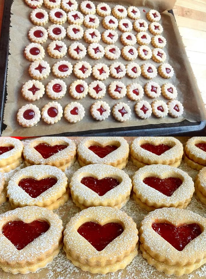 Spitzbuben fondants, un incontournable de Noël