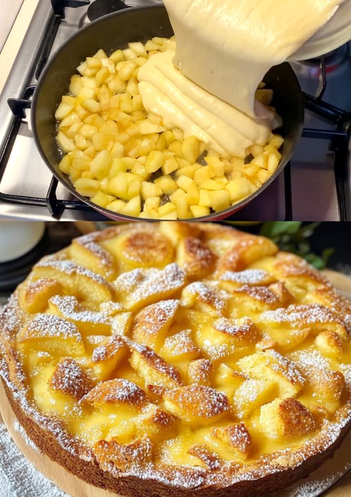 Tarte aux pommes express inratable avec 3 pommes – un vrai régal addictif !