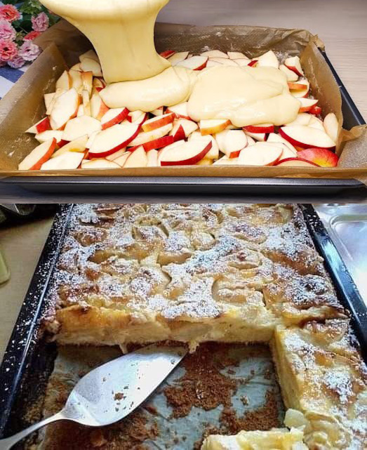 Tarte aux pommes ultra-moelleuse prête en 5 à 10 minutes au four